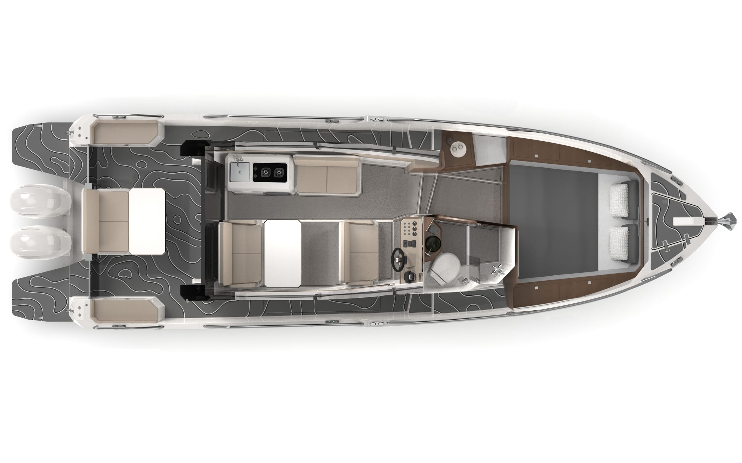 Lower Cabin Layout - Contour