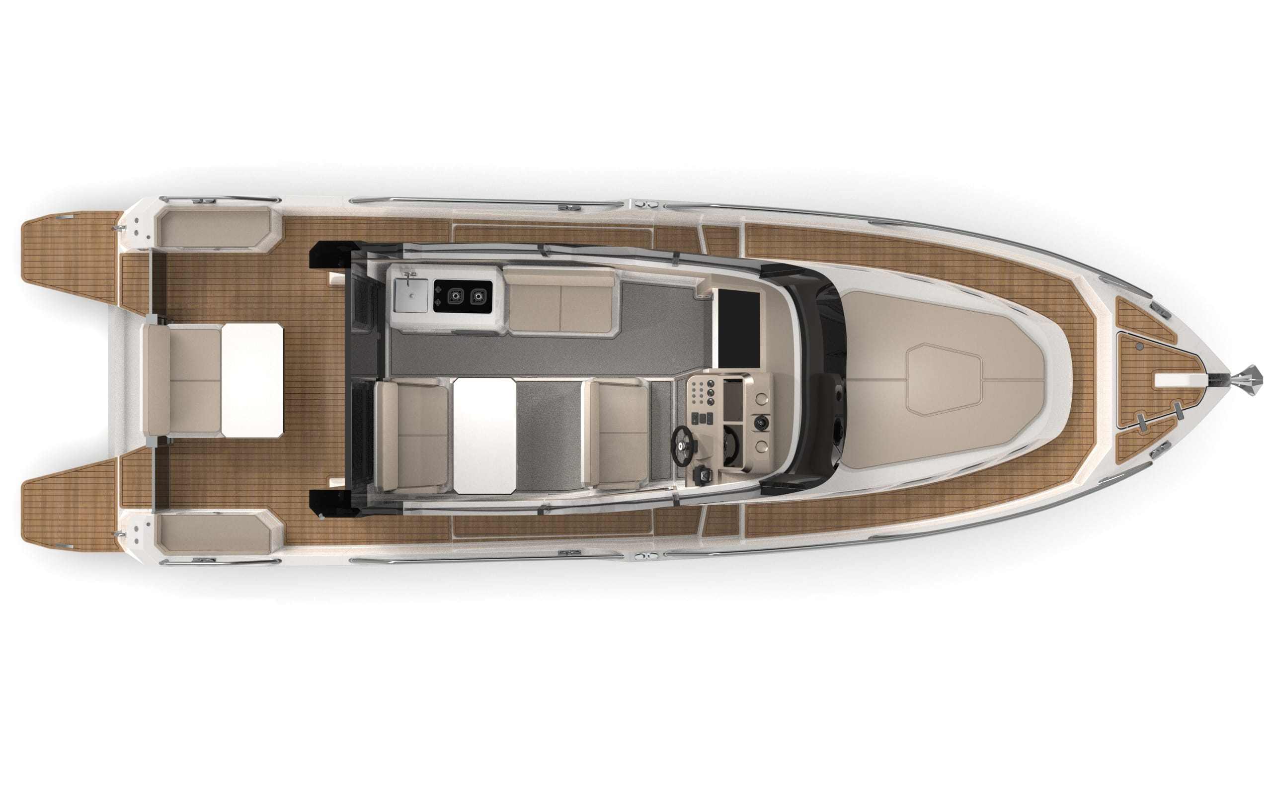 Upper Cabin Layout - Classic Teak